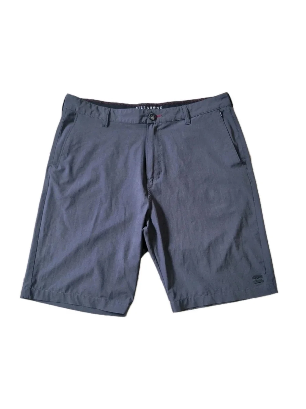 BILLABONG Platinum Men's Gray Polyester Elastane Blend Performance Shorts 34